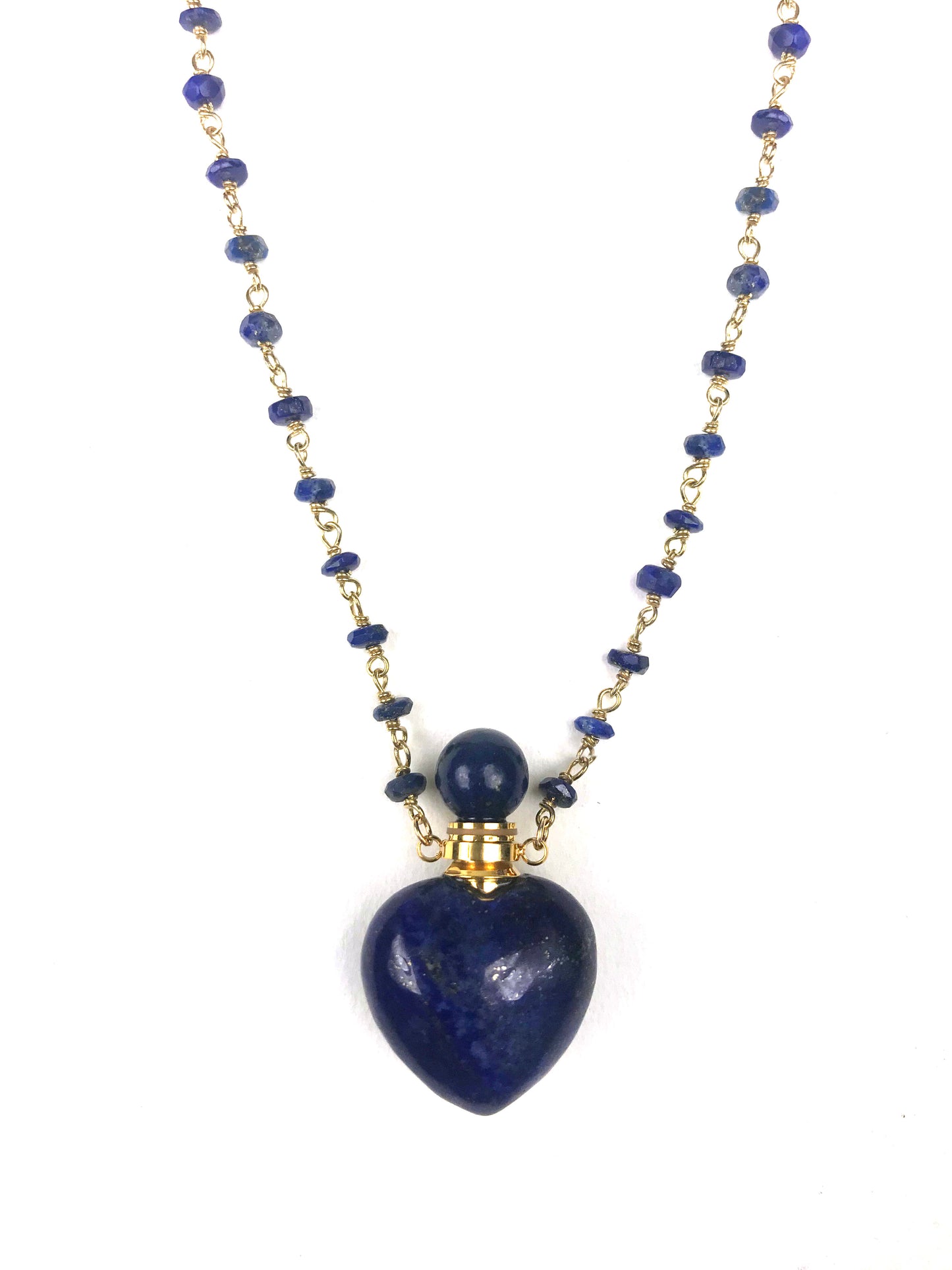 Lapis Lazuli Heart Necklace