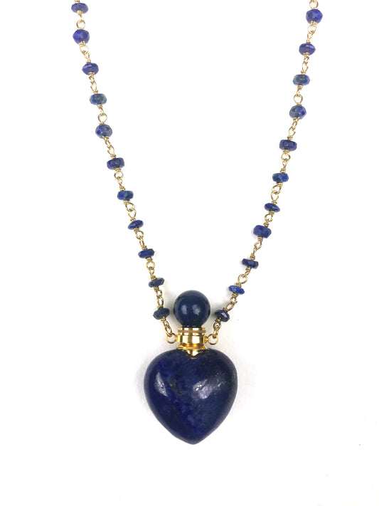 Lapis Lazuli Heart Necklace